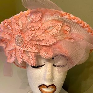 Beautiful Pink Dress Church Hat